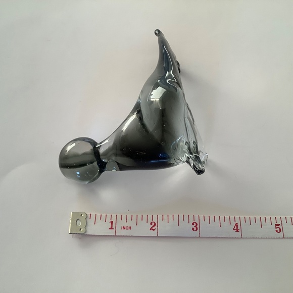 MURANO Vintage Art Glass Seal Sculpture Sticker intact Vintage 1970s - Picture 7 of 12